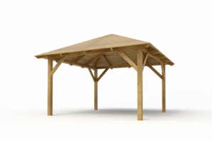 Holz-Pavillon Sicílie 390x390 cm