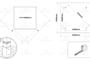 Holz-Pavillon Kuba Maxi 490x490 cm